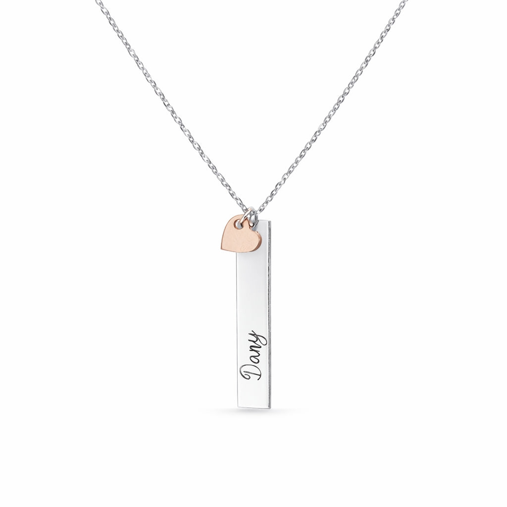 Gargantilla Barra Personalizada con Corazón