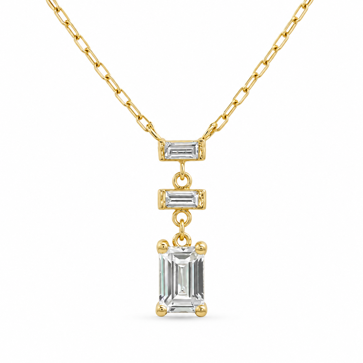 Gargantilla Zirconia Corte Esmeralda
