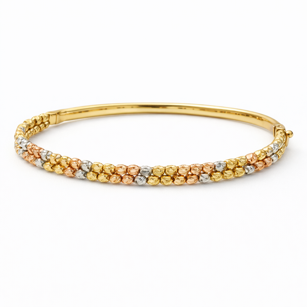 Brazalete Bolitas Oro Florentino