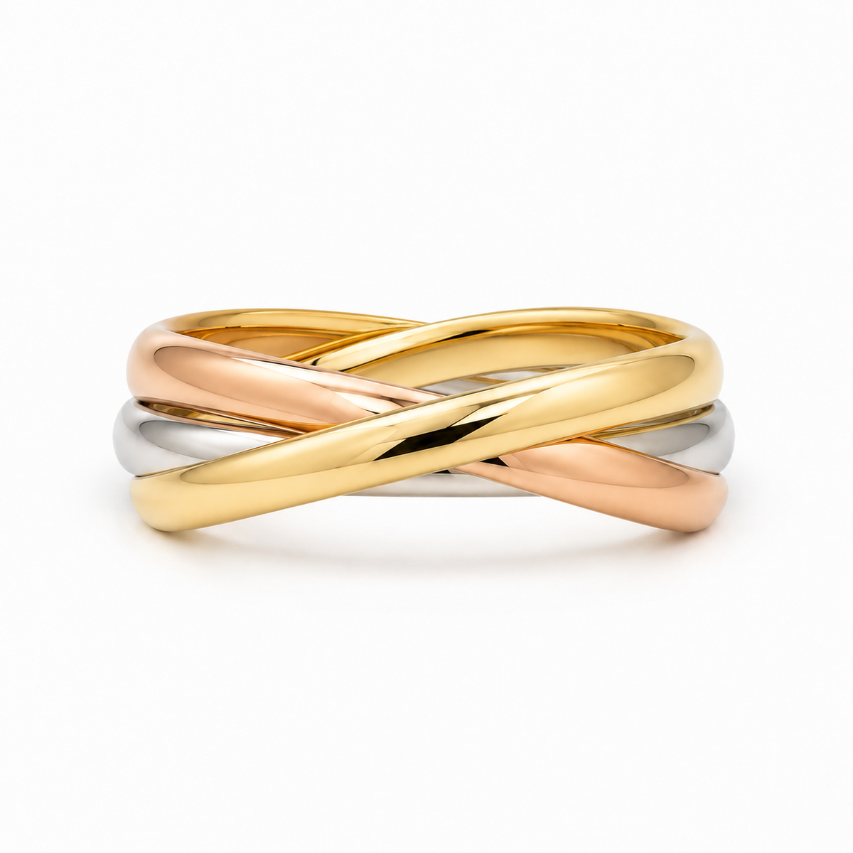 Anillo Oro Florentino Entrelazado