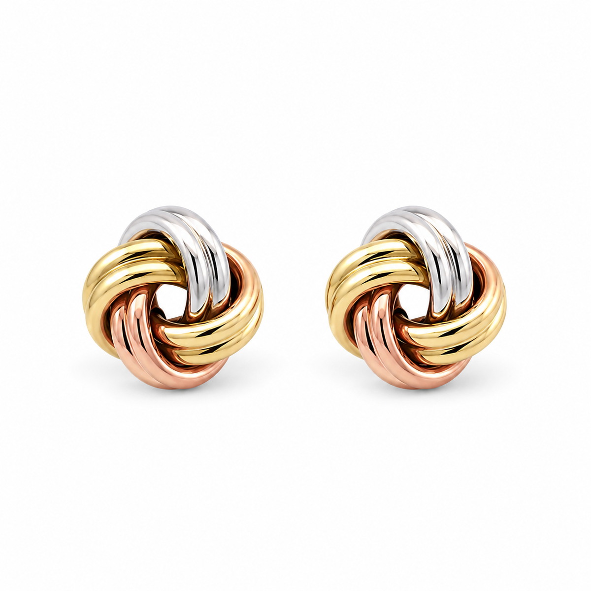 Aretes Botón Florentino Nudo