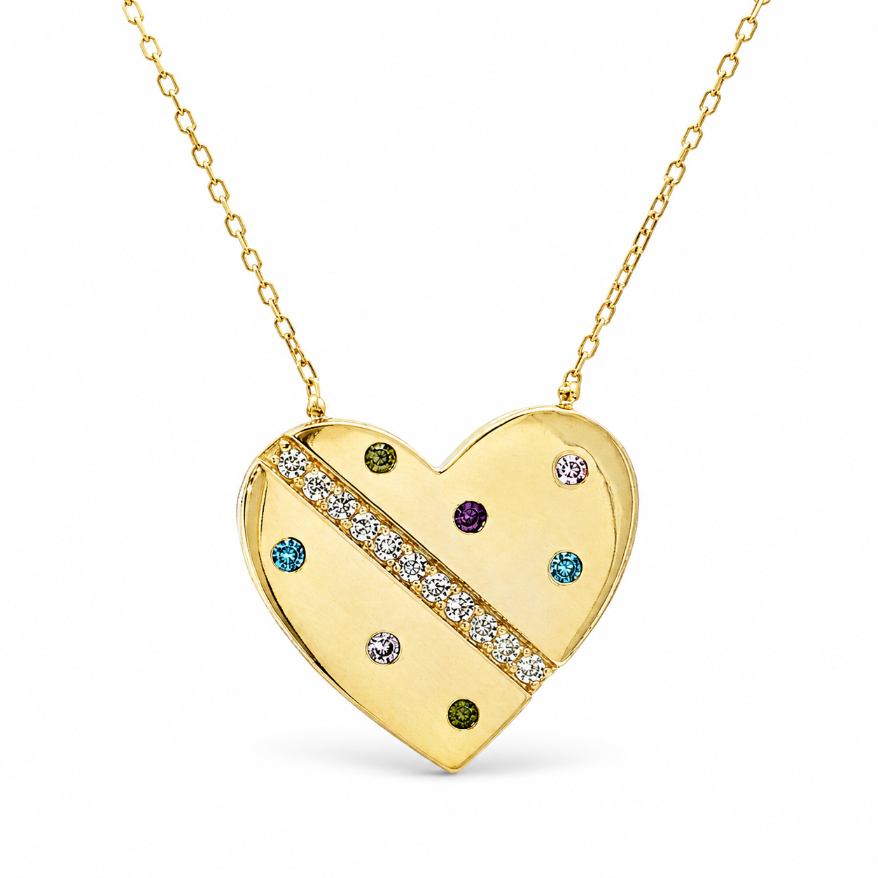 Gargantilla Corazón Multicolor