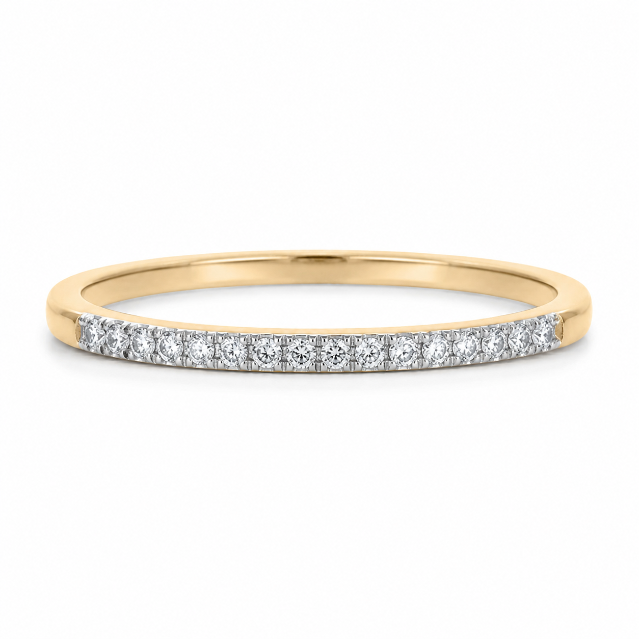 Churumbela Bicolor con Diamantes 0.12 ct