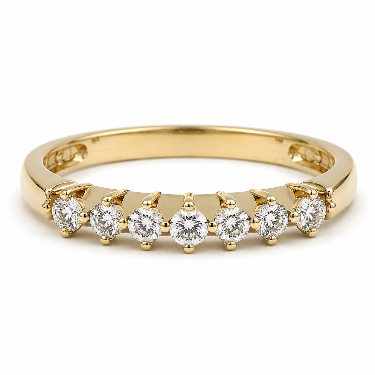 Churumbela Oro Amarillo con Diamantes 0.35 ct
