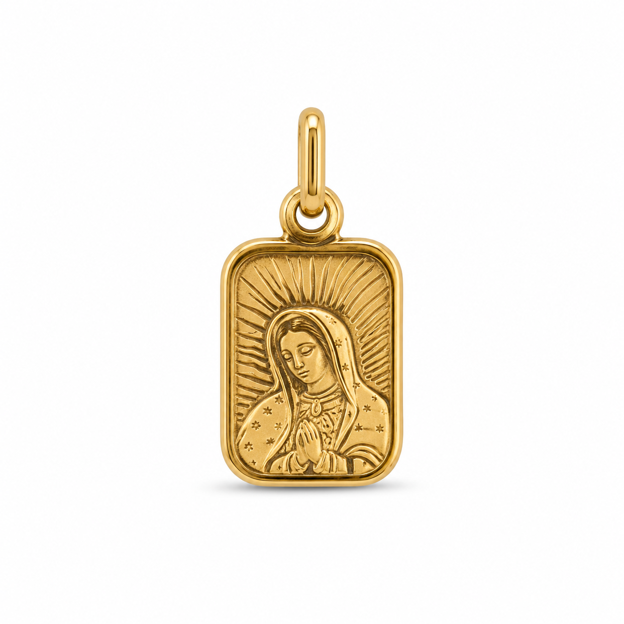 Medalla Virgen de Guadalupe Rectangular