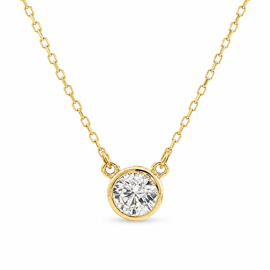Gargantilla Zirconia Redonda
