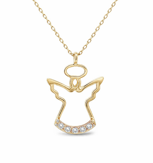 Gargantilla Ángel con Zirconias