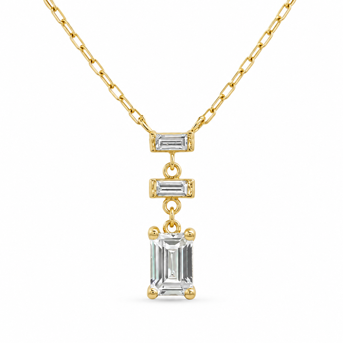 Gargantilla Zirconia Corte Esmeralda