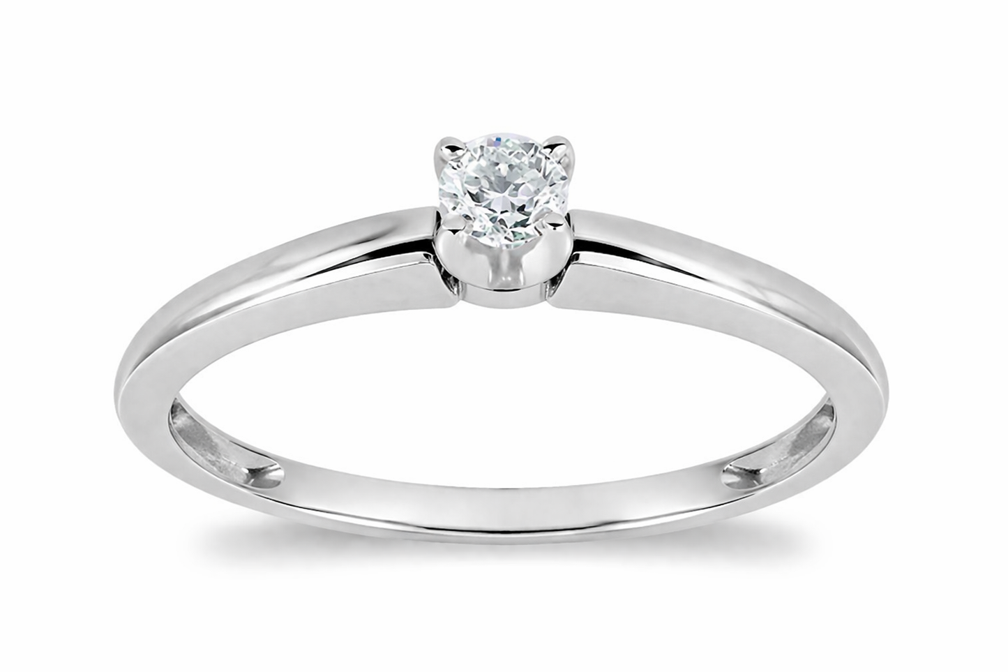 Anillo de Compromiso Solitario Clásico