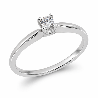 Anillo de Compromiso Solitario Clásico