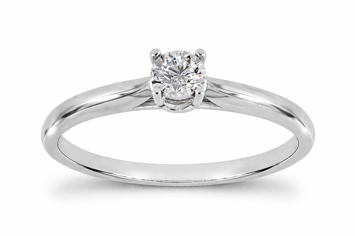 Anillo de Compromiso Solitario Diamante