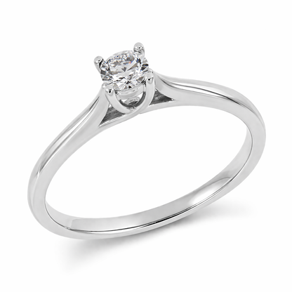 Anillo de Compromiso Solitario Diamante