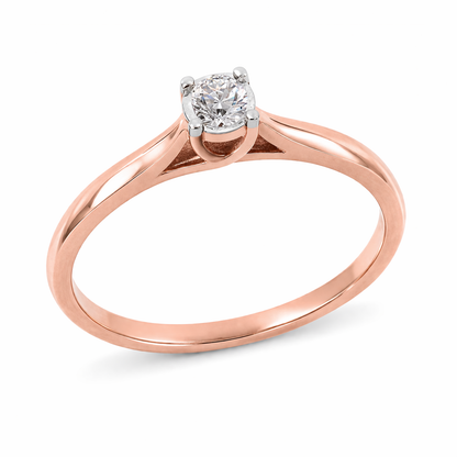 Anillo de Compromiso Solitario Clásico