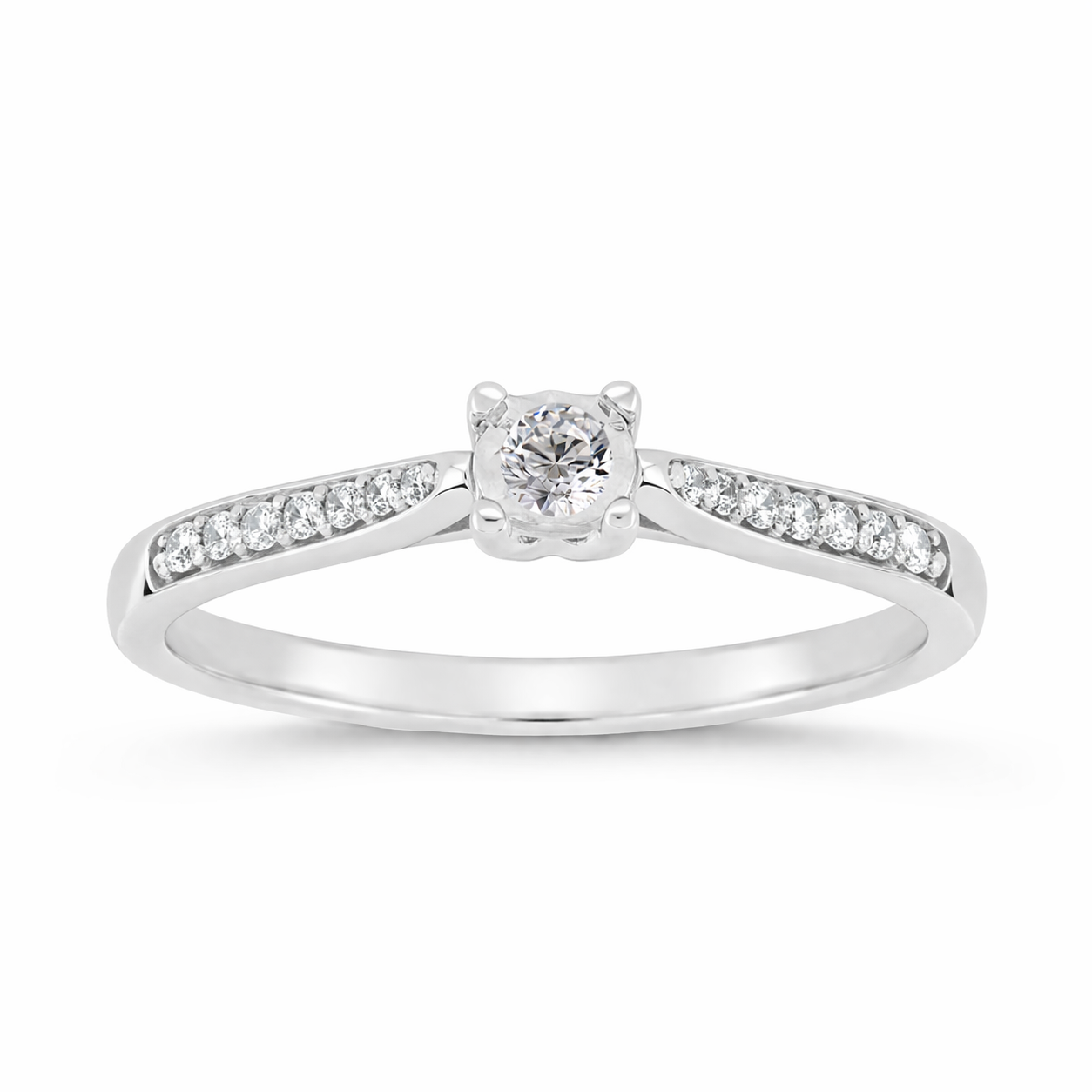 Anillo de Compromiso con Laterales