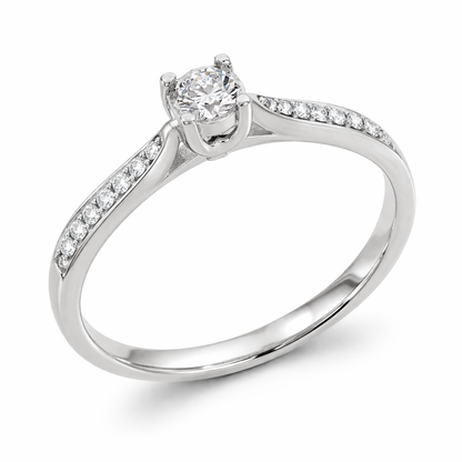Anillo de Compromiso con Laterales