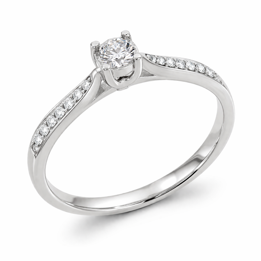 Anillo de Compromiso con Laterales