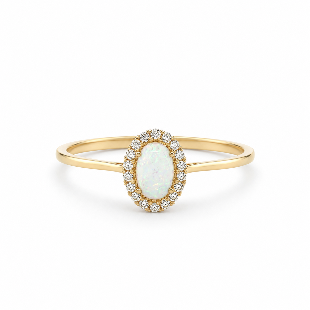 Anillo Ópalo Ovalado
