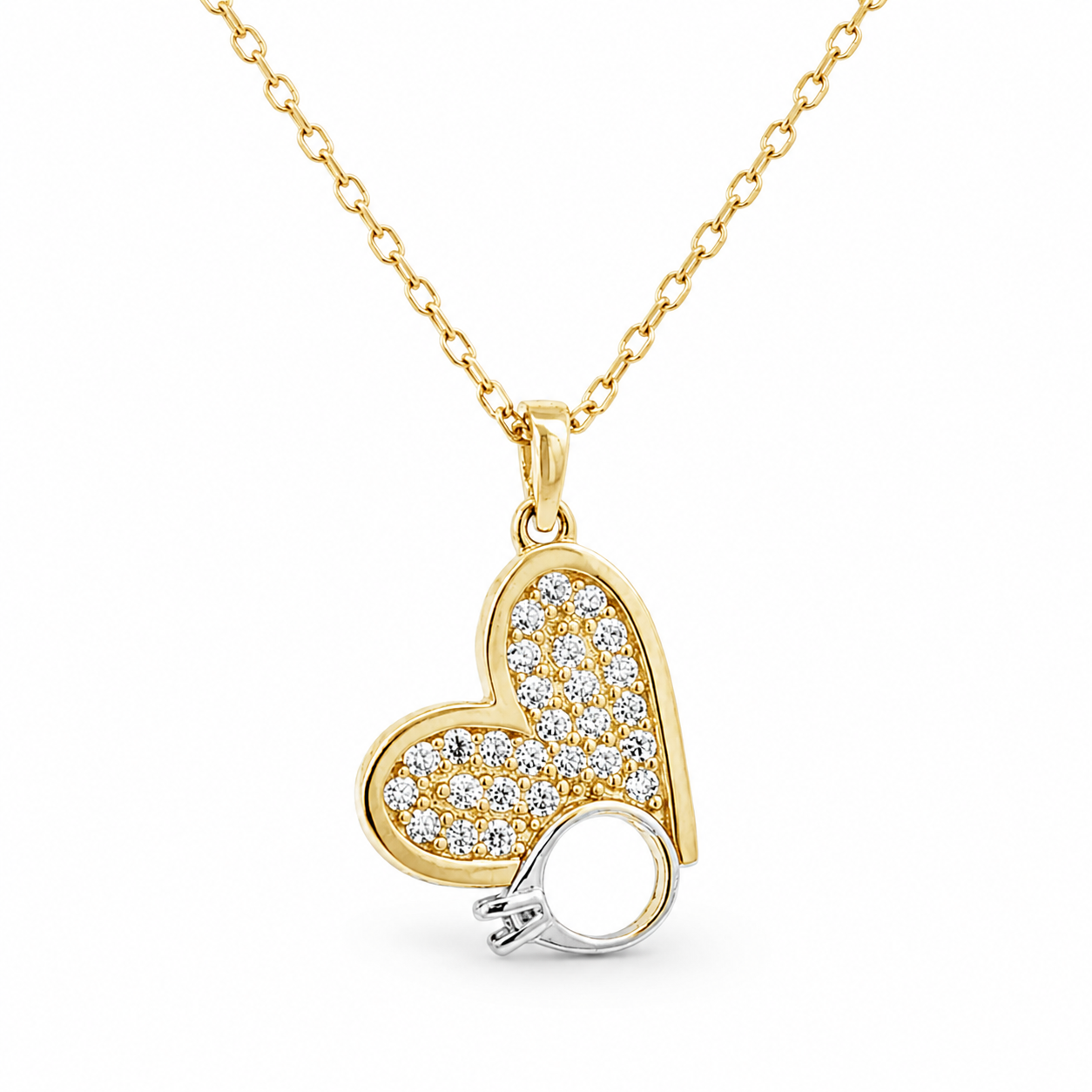 Gargantilla de Corazón Pavé