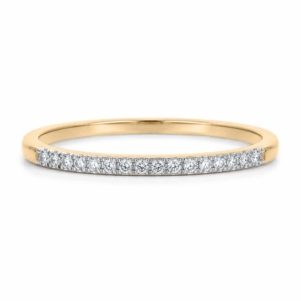 Churumbela Bicolor con Diamantes 0.12 ct