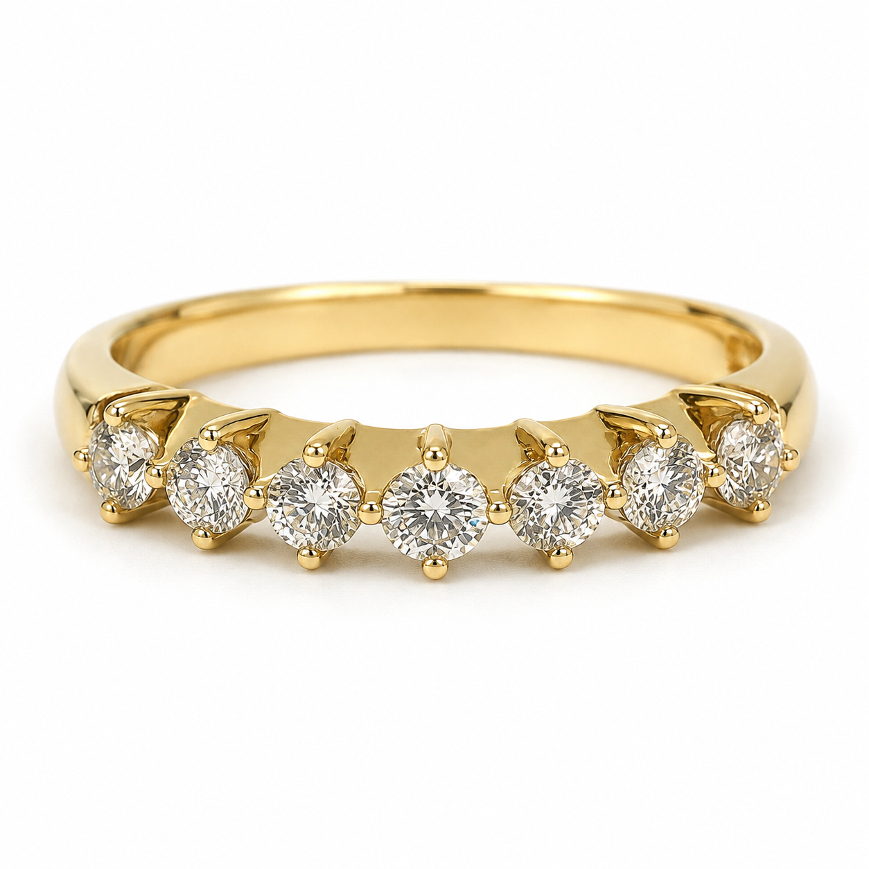 Churumbela Oro Amarillo con Diamantes 0.50 ct