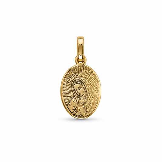 Medalla Virgen de Guadalupe Ovalada