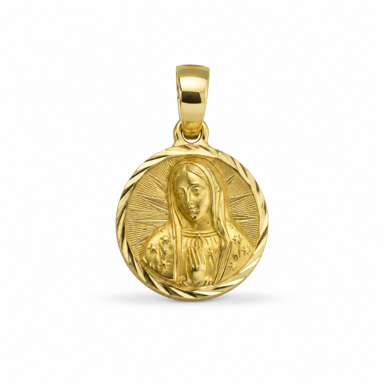 Medalla Virgen de Guadalupe Diamantada