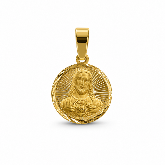 Medalla Sagrado Corazón Diamantada