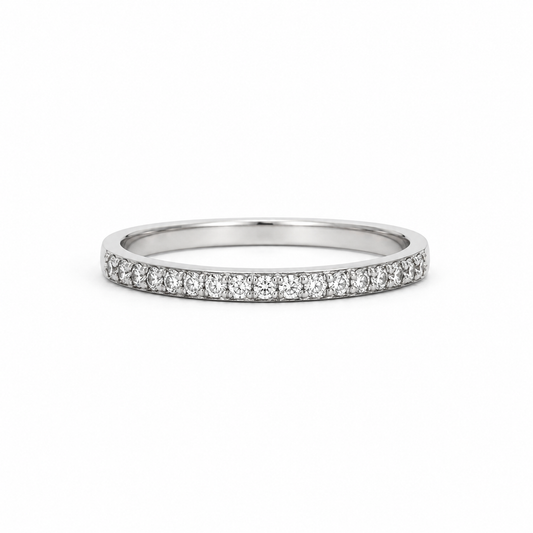 Churumbela Oro Blanco Zirconia