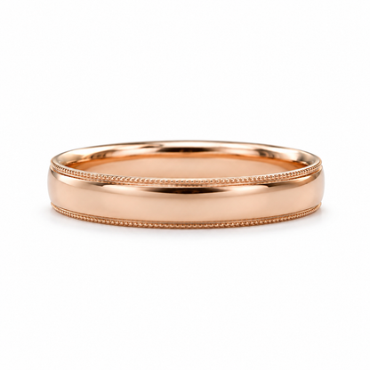 Argollas de Matrimonio con Detalle Milgrain 3mm 20348