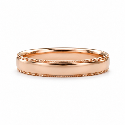 Argollas de Matrimonio con Detalle Milgrain 3mm 20348