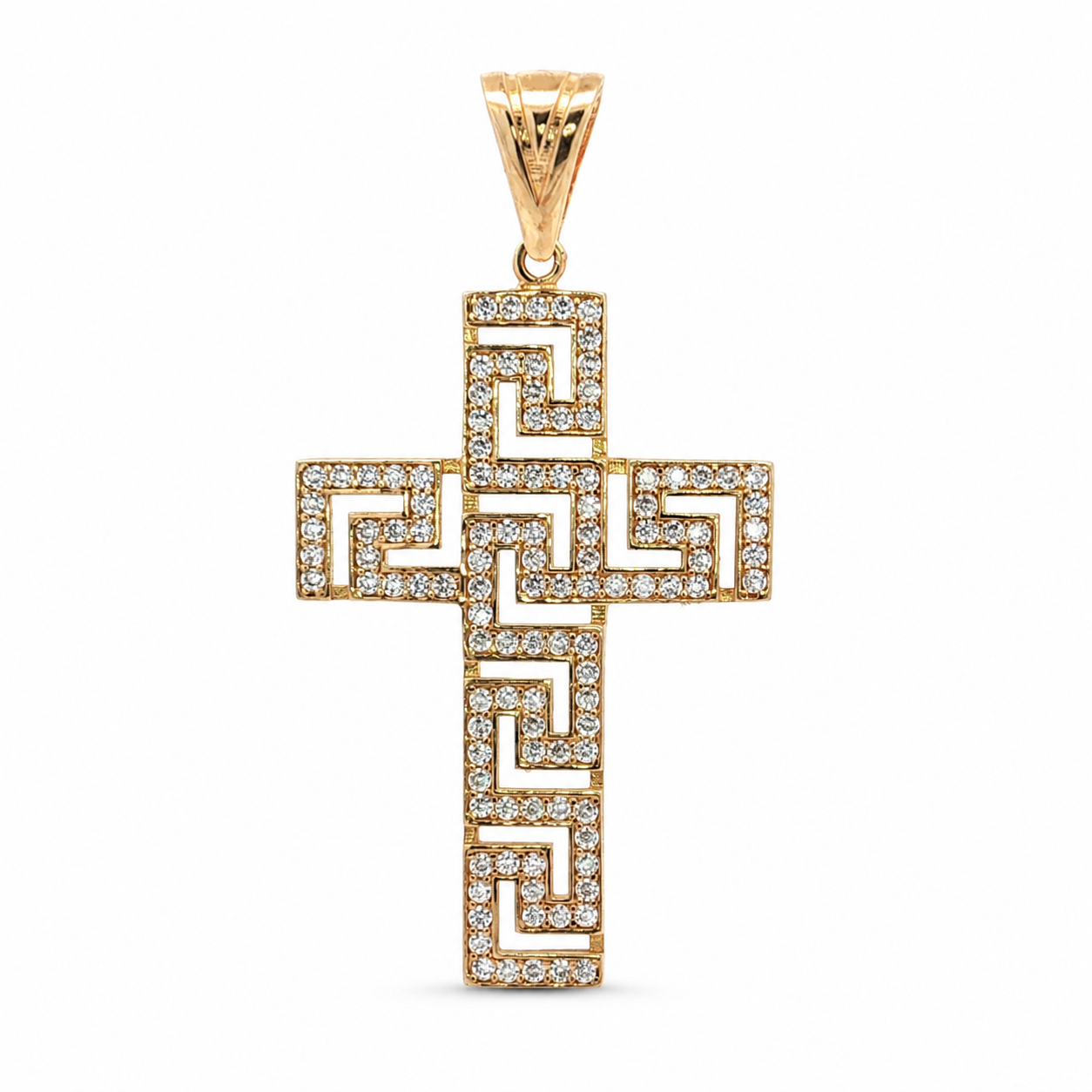 Dije de Cruz Greca con Zirconias