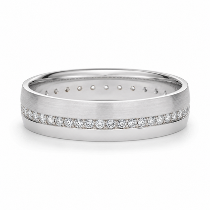 Argolla de Matrimonio Clásica con Zirconia 24785
