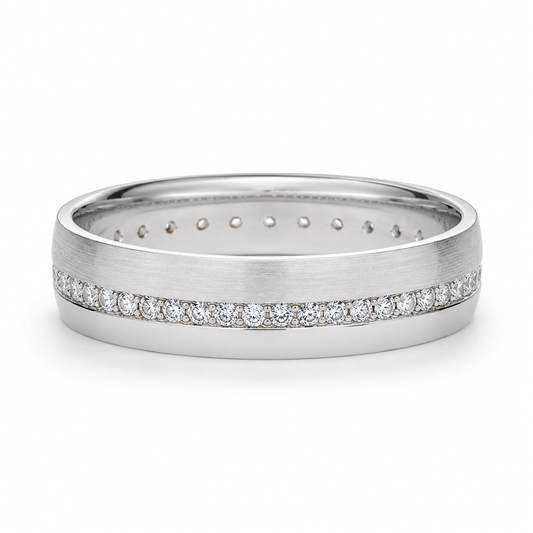 Argolla de Matrimonio Clásica con Zirconia 24785