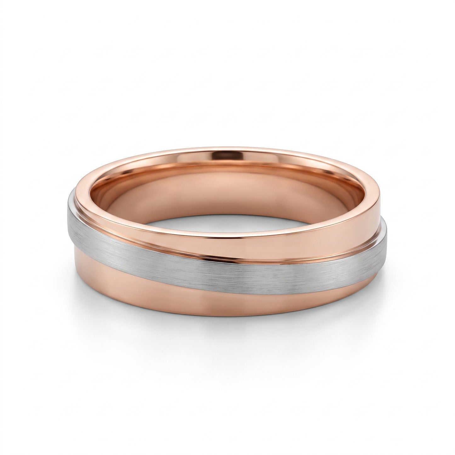 Argolla de Matrimonio Bicolor 6mm 27916