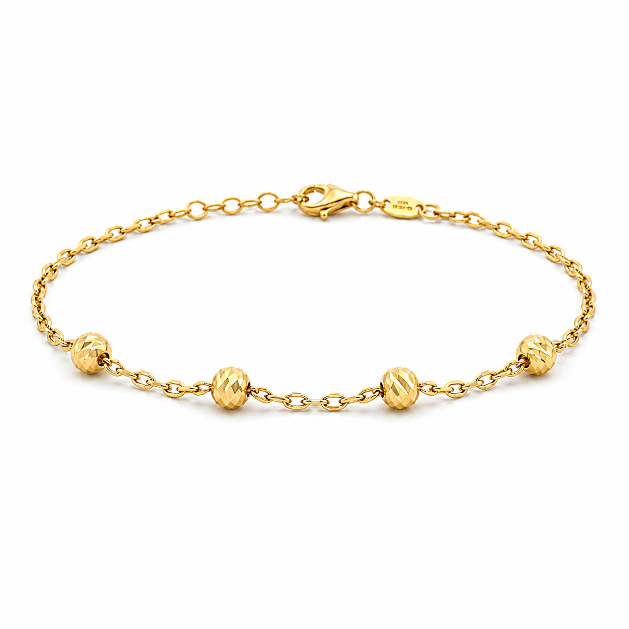 Pulsera Bolitas Facetadas