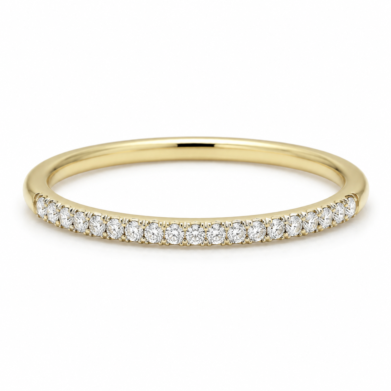 Churumbela Oro Amarillo con Diamantes 0.10 ct