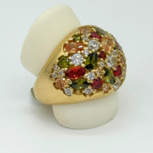 Anillo piedras de colores