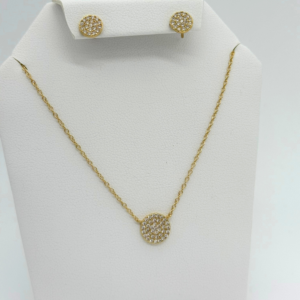 Juego gargantilla y aretes 30029